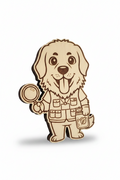 Newfoundland Biologist – Wood Magnet
