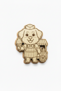 Labrador Ice Cream Vendor – Wood Magnet
