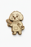 Cockapoo Groomer – Wood Magnet