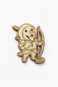 Labrador Archer – Wood Magnet