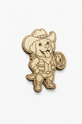 Labrador Cowboy – Wood Magnet