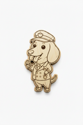 Dachshund Train Conductor – Wood Magnet