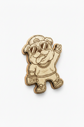 English Bulldog Hip Hop Dancer – Wood Magnet