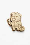 English Bulldog Mechanic – Wood Magnet