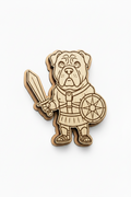 Cane Corso Gladiator – Wood Magnet