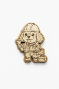 Maltipoo Contractor – Wood Magnet