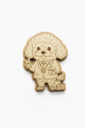 Maltipoo Small Business Owner – Wood Magnet