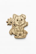 Border Collie Super Shepherd – Wood Magnet