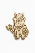 Cane Corso Viking – Wood Magnet