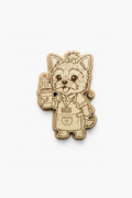 Yorkshire Terrier Barista – Wood Magnet